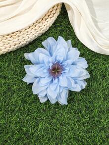 1pc Large Flower Hair Clip, Beach Holiday Hair Accessory - Multicolor - View 4