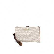 Michael Kors Jet Set Travel Printed Ladies' Wrist Bag Wallet 35F8GTVW0B VANILLA - 香草色35F8GTVW0B VANILLA - 查看 2