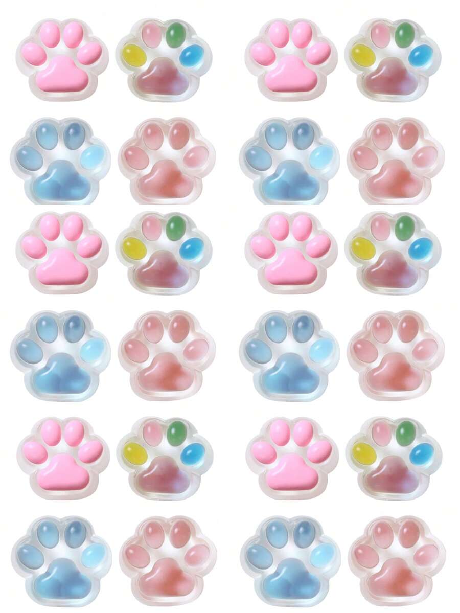 1/10 món đồ chơi móng vuốt mèo dễ thương, mềm mại, giúp giảm căng thẳng và lo âu, đồ chơi cào móng cầm tay, phù hợp cho trẻ tự kỷ, quà tặng ngày lễ, quà sinh nhật, quà Phục sinh, quà Halloween, quà Giáng sinh, quà nhét tất Giáng sinh, quà tặng tiệc tùng, quà tặng cho trẻ em, màu xanh dương cho bé trai, màu hồng cho bé gái, trò chơi trẻ em, đồ chơi trẻ em