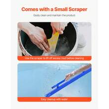 Betonestrich, 1,2 m Estrich mit Libelle, einfache Reinigung & Endkappen-Design, Aluminium- & umkehrbarer Griff zum Nivellieren von Böden, für Kleinbauarbeiten & Hausrenovierungen - Manueller Betonabzieher 48 Zoll - Übersicht 6