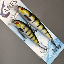 2pcs Colorful Sinking Minnow Fishing Lures-Realistic Design Artificial Baits With Vibrant Patterns For Freshwater Saltwater Fishing - Multicolor - View 13