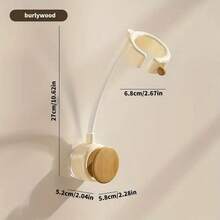 免钻孔免提吹风机支架，吸盘式壁挂，多角度可调，浴室卧室收纳好帮手，360°可调免提吹风机支架带电线整理器，无需钻孔，适用于浴室、卧室、宠物美容、万圣节和圣诞节装饰 - 彩色 - 查看 8