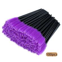 50/100/200 piezas Bastoncillos de algodón sin pelusa, varitas de rímel desechables adecuadas para pestañas, dientes, uñas, delineador de ojos y cuidado personal - Multicolor - Ver 12