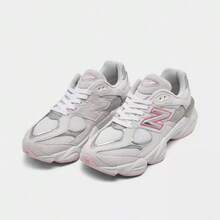 New Balance NB 9060 Low Top Kids' Running Shoes Red Violet Unisex GC9060EP | Cushioned Performance, Lightweight Comfort - màu xám hồng - Xem 3