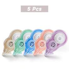 Candy-Colored Correction Tape (High Capacity), Retractable White Out Tape For Exam, Smooth Correction Tape, Reliable Liquid Paper Tape Eraser For School Office Supplies - Bộ - Xem 9