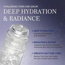 KOEC Hyaluronic PDRN Orb Serum,Boosting Face Serum With Hyaluronic Acid, Glutathione,Deep Hydrating,Reduce Wrinkles,Skin Elasticity,Skincare For Women 20g - Màu A - Xem 4