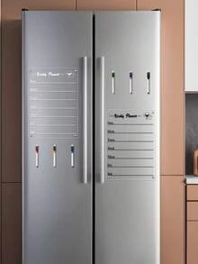 1 Bộ Bảng Tin Nhắn Từ Tính Có Thể Xóa Được Dán Tủ Lạnh, Bảng Lên Kế Hoạch Tuần Hình Chú Chó Con Dễ Thương, Nhãn Dán Bảng Trắng Từ Tính - Nhiều màu - Xem 7