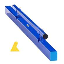 Betonestrich, 1,2 m Estrich mit Libelle, einfache Reinigung & Endkappen-Design, Aluminium- & umkehrbarer Griff zum Nivellieren von Böden, für Kleinbauarbeiten & Hausrenovierungen - Manueller Betonabzieher 48 Zoll - Übersicht 8