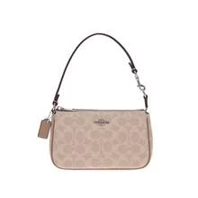 Coach Nolita Printed Women's Single Shoulder Handbag CW426SVPWH - 沙黃色配灰褐色CW426SVPWH - 查看 1