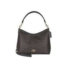 Coach Laurel Printed Women's Single Shoulder Handbag CV975IMXAQ - 胡桃木色佐黑色CV975IMXAQ - 查看 12
