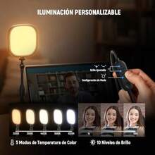 Adjustable Dual Color Temperature Phone External Flashes & Selfie Lights For Women's Day Gift - NL10 (2 Pack) - View 4