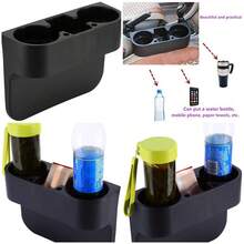 Hlyjoon Portavasos Soporte de Almacenamiento para el automóvil Asiento Bebida Lata de Bebidas Botella Soporte de Montaje para Al - A - Ver 1