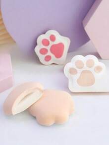 1个猫爪时尚气垫粉底液，棉花糖粉扑，干湿两用气垫粉扑 - 彩色 - 查看 3