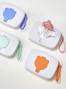 1个便携式可重复填充湿巾盒，随时随地保持清新：这款小巧轻便的可重复使用湿巾袋旨在保持湿巾清新湿润，是户外旅行、露营、徒步旅行、野餐、背包旅行、健身房、汽车储物箱、海滩、日常使用以及任何场合方便取用湿巾的理想之选。 - 彩色 - 查看 9