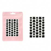 1600/1200/640 piezas Pegatinas de estrellas para la cara, adecuadas para decoraciones de fiestas festivas, pegatinas con diseño de estrellas de cinco puntas lindas, pegatinas mini impermeables y resistentes al sudor - Multicolor - Ver 10