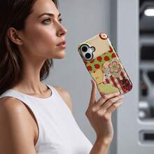 Apple Pattern Ladybug Apple Theme Protective Case Compatible With IPhone 17 16 15 14 Pro Max Plus 13 12 11 - Multicolor - View 3