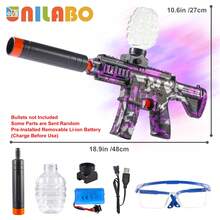 Unilabo M416 Electric Bead Blaster Toy, High Speed, Rechargeable, Fun Design - Automatic Outdoor Toy Gun, Suitable For Team Activities, Perfect Birthday And Party Gift, Great Gift For Boys, Easter Gift, Back To School Gift (Beads Not Included) - Multicolor - View 13