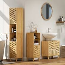 HOMCOM Bathroom Furniture Sets - 馬德拉天然 - 查看 8