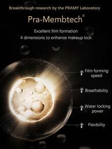 PRAMY 100毫升/3.4液盎司哑光定妆喷雾 - 保湿、提亮、定妆、妆前喷雾和保湿定妆喷雾，礼盒套装 - Black - 查看 8