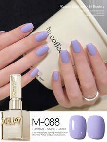 XEIJAYI 1pc 15ml Glossy Gel Nail Polish Soak Off LED Cured, Perfect For DIY Manicures & Salon Quality Home Use, Ideal Gift For Women - 彩色 - 查看 41