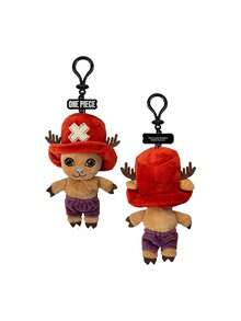 TOEI ANIMATION 1 Móc khóa túi xách nhồi bông One Piece Live Action được cấp phép chính thức. Chọn 1 kiểu: Chopper, đồ sưu tầm dành cho fan anime, phụ kiện tiệc mùa hè. - Màu đỏ tím - Xem 8