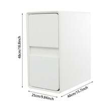 YUNRUX Nightstands - White - View 2