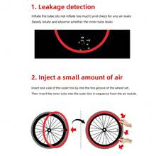 MOTSUV 超轻自行车内胎 700c 公路自行车 TPU 内胎 45mm 65mm 85mm 法式气嘴 23C 25C 28C 30C 32C - 彩色 - 查看 9
