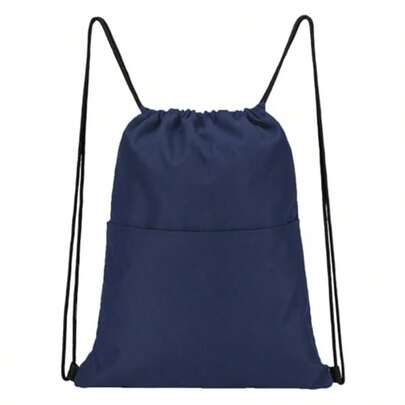 Vorspack Drawstring Backpack  Resistant String Bag Sports Sackpack Gym Sack With Side Pocket For Men Women