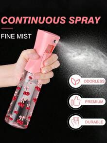 Bình xịt phun sương PET có thể tái sử dụng, họa tiết nơ, thích hợp cho du lịch và công tác, tẩy trang, bình xịt tóc tái sử dụng, phun sương liên tục để tạo kiểu tóc, vệ sinh, tưới cây, dưỡng ẩm da mặt. - Nhiều màu - Xem 6
