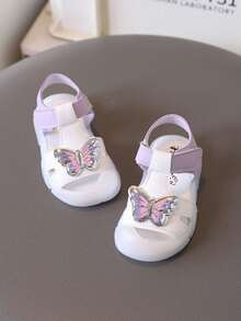 1 Pair Summer New Baby Sandals, Soft Sole Anti-Slip Closed-Toe Infant Toddler Shoes For Boys & Girls - Blue - View 5