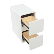 YUNRUX Nightstands - White - View 4