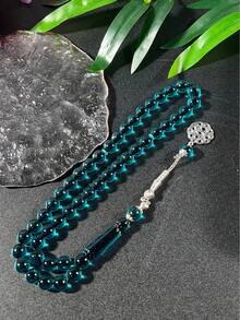 New Black Line Single Tassel Muslim Prayer Beads Bracelet, Suitable For Middle Eastern Arabic Daily Prayer And Wear - Multicolor - View 3
