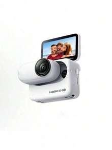 Insta360 Action Camera GO 3S 4K Thumb Camera, impermeabile IPX4, campo visivo grandangolare naturale, correzione orizzontale, design magnetico doppio, registrazione a intervalli, telecomando per la trasmissione delle immagini, batteria a lunghissima durata, vlog, ciclismo, famiglia, action camera per animali domestici (nuova di zecca, solo attivata) - Visualizzare 11