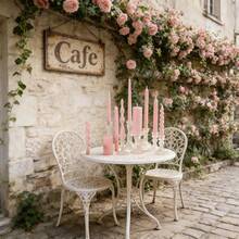 2支粉色长柄香氛蜡烛（不含烛台），直径0.78英寸，螺旋、扭曲和条纹设计，尖头造型。这些无烟大豆蜡烛非常适合装饰家居、卧室、节日、派对以及作为摄影道具。它们可以营造浪漫氛围，是婚礼装饰、结婚礼物、女士礼物和纪念品的理想之选。 - 2pcs - 查看 6