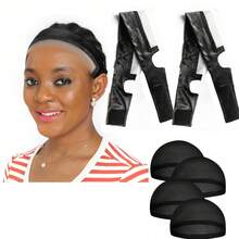 Banda ajustable antideslizante para pelucas de encaje con malla, adecuada para pelucas de encaje de mujer - Multicolor - Ver 7