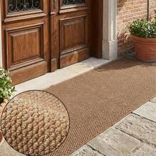 1 pièce Tapis long à motif ananas | Tapis doux et décoratif pour patio, tapis d'extérieur, porche, couloir, paillasson lavable | Tapis ananas long durable pour patio, porche, entrée - Tabac - Voir 16