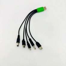 10-In-1 Universal Multi USB Charging Cable, Multiple Plug Connector Adapter With Type C, Micro USB, Mini USB, And DC Ports (5.5/4.0/3.5/2.5/2.0) For Cell Phones, Tablets, And Home Electronics - Multicolor - View 8