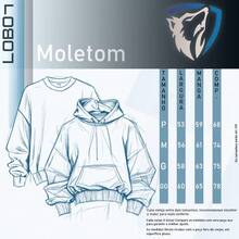 Men's Kangaroo Hoodie With Graffiti Lettering, Urban Hip Hop Rap Streetwear, Oversized Back Print, Old School Flow - 黑色 - 查看 6