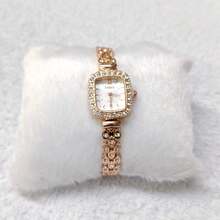 New Release Women's Jewelry Bracelet Watch With Inlaid Cubic Zirconia And Sparkling Stone. - 香檳色 - 查看 2
