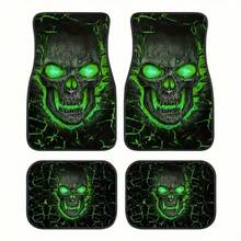 4 pièces/2 pièces Set Tapis de sol pour voiture - Tapis en matériau polyester antidérapant et absorbant, convient à différents modèles de voiture, accessoires d'intérieur de voiture - tapis de sol - Voir 6