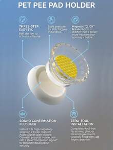 2pcs Dog Pee Pad Holder, Used To Fix Dog Toilet Paper Pad, Make Simple Dog Toilet, Self-Adhesive Dog Training Pee Pad Fixator - Multicolor - View 3