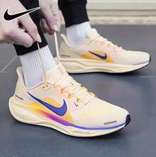 Nike 男子AIR ZOOM PEGASUS 41飛馬運動公路跑鞋 - 黃色 - 查看 9