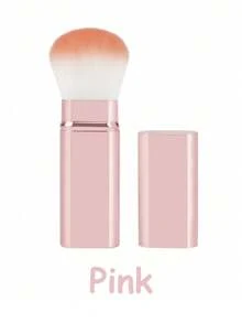 1pc Professional Retractable Round Face Makeup Brush, Blush Brush, Foundation Brush, Powder Brush - Multicolor - View 9