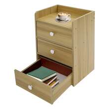 YUNRUX Nightstands - Khaki - View 1