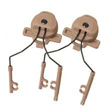 360 Degree Adjustable Helmet Mount Bracket, Suitable For 19-21mm Helmet Rail, Rotatable Headphone Holder - View 11