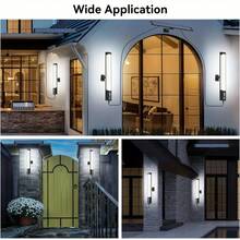 LiHangStar Outdoor Solar Powered Motion Sensor Wall Light, IP65 Solar Powered Light With Motion Sensor And Remote Control, Solar LED Light Strip, Suitable For Indoor/Outdoor, Yard, Street Area Lighting, Porch, Balcony - 1 Solar Panel With 1 Light - View 9