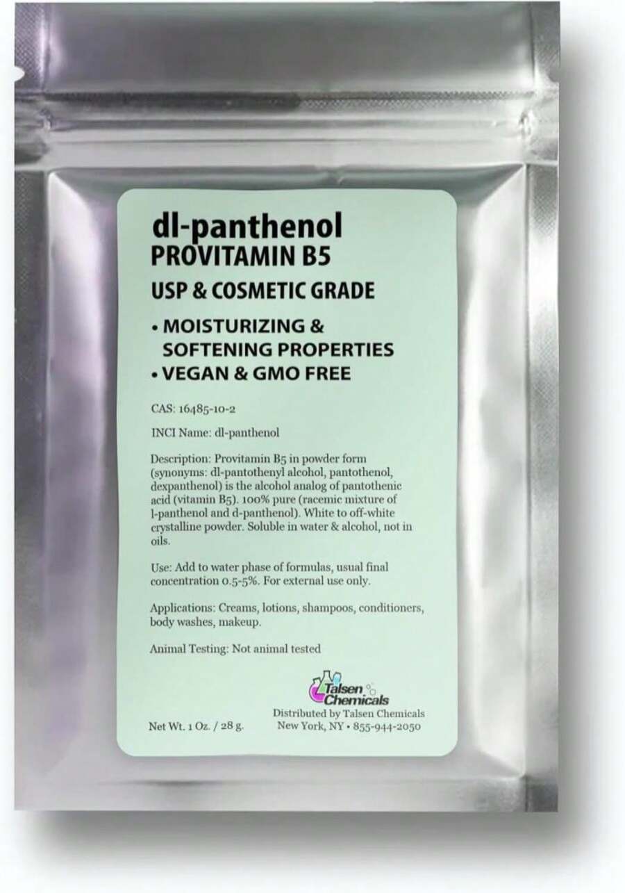 Polvo de provitamina B5 Dl-Pantenol de Talsen Chemicals - Solución de ...