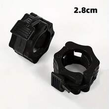 1 Cặp kẹp tạ chuyên nghiệp 2 inch, vòng khóa tháo nhanh dùng cho cử tạ, thể hình và tập luyện thể dục. - màu đen - Xem 12