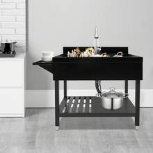 YUNRUX Kitchen Sinks - Black - View 9