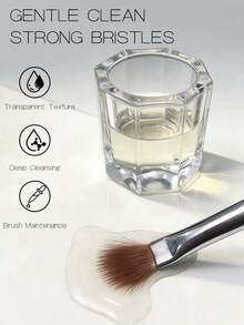 XEIJAYI 1瓶50毫升丙烯酸指甲刷清洁剂，指甲凝胶刷清洁液，美甲师专用丙烯酸指甲刷清洁剂，指甲油卸除剂，美甲沙龙DIY工具清洁液 - 50ml 洗筆水 - 查看 5